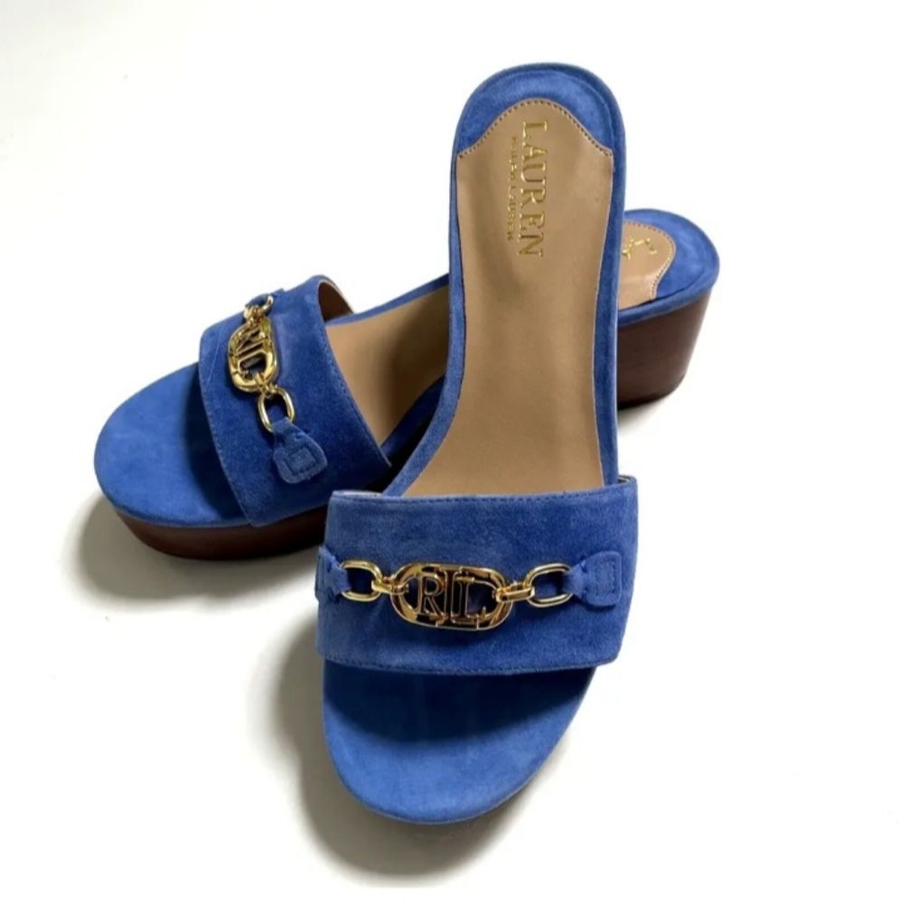 Ralph Lauren Roxanne Heeled Dress Sandals